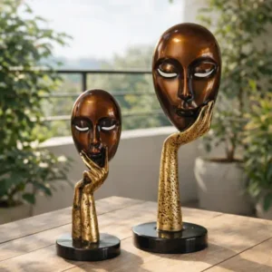 Luxury Abstract Face Statue